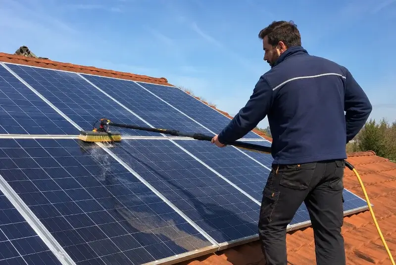 Nettoyage et entretien de panneaux solaires à Viry
